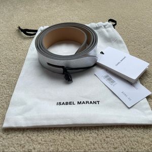 NWT Isabel Marant metallic belt L